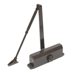 Amortizor hidraulic cu brat pentru usa SA-5044AW-bn, 60-85 Kg, maro, aluminiu Amortizor hidraulic cu brat pentru usa SA-5044AW-bn, 60-85 Kg, maro, aluminiu