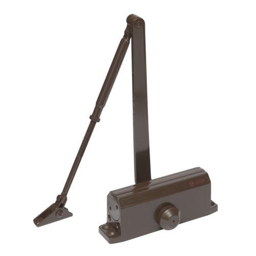 Amortizor hidraulic cu brat pentru usa SA-6033AW-bn, 40-65 Kg, maro, aluminiu Amortizor hidraulic cu brat pentru usa SA-6033AW-bn, 40-65 Kg, maro, aluminiu