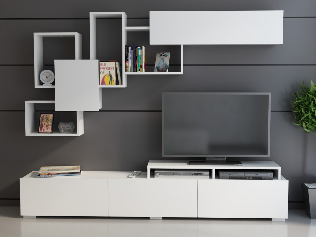 Ansamblu Comoda TV Amor Alb Ansamblu Comoda TV Amor Alb
