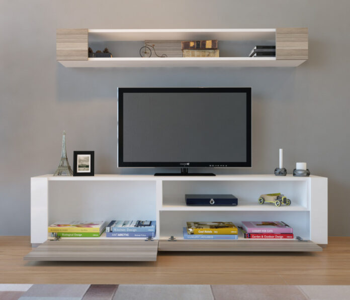 Ansamblu Comoda TV Arya Alb-Cordoba