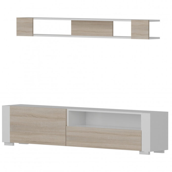Ansamblu Comoda TV Arya Alb-Cordoba