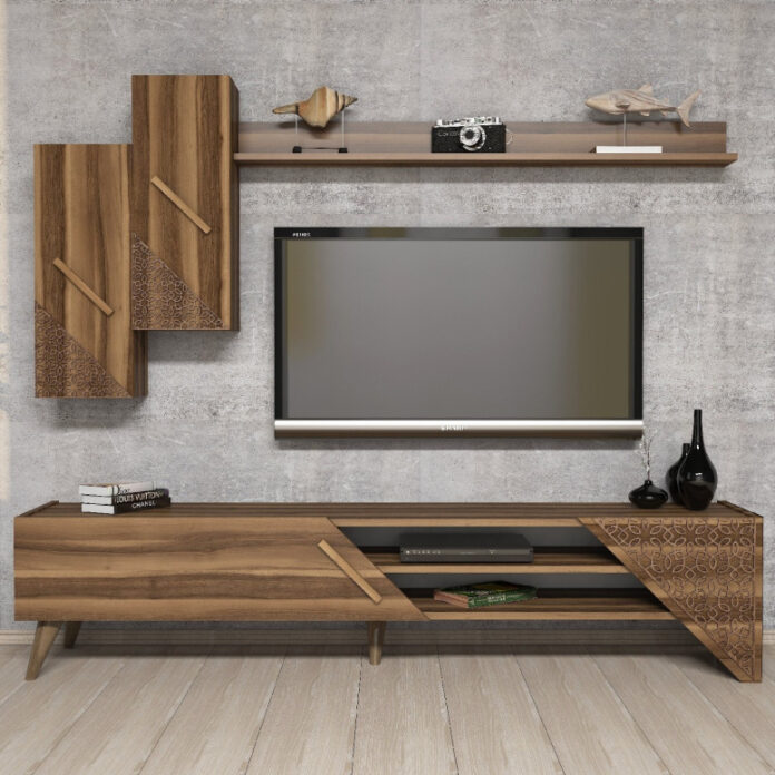 Ansamblu Comoda TV Beril Walnut