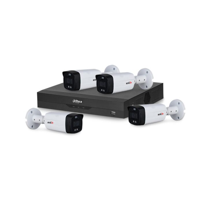 Sistem supraveghere exterior basic Acvil B4EXTIR20-5MP, 4 camere, 5MP, IR/lumina alba 40m, 3.6 mm, sirena, microfon Sistem supraveghere exterior basic Acvil B4EXTIR20-5MP, 4 camere, 5MP, IR/lumina alba 40m, 3.6 mm, sirena, microfon