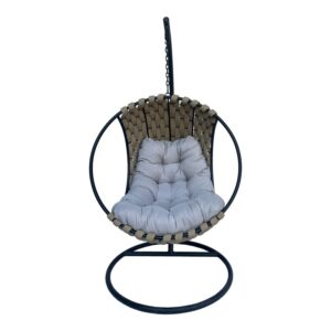 Balansoar de Gradina Model Makito, Bej/Gri, 100x105x195 cm Balansoar de Gradina Model Makito, Bej/Gri, 100x105x195 cm