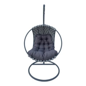 Balansoar de Gradina Model Makito, Gri, 100x105x195 cm Balansoar de Gradina Model Makito, Gri, 100x105x195 cm