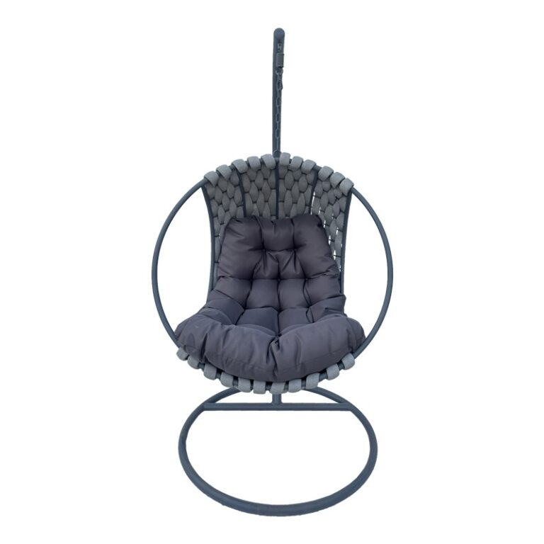 Balansoar de Gradina Model Makito, Gri, 100x105x195 cm