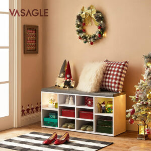 Banca cu suport pantofi Model Ryleigh, Alb, 104x30x48 cm Banca cu suport pantofi Model Ryleigh, Alb, 104x30x48 cm