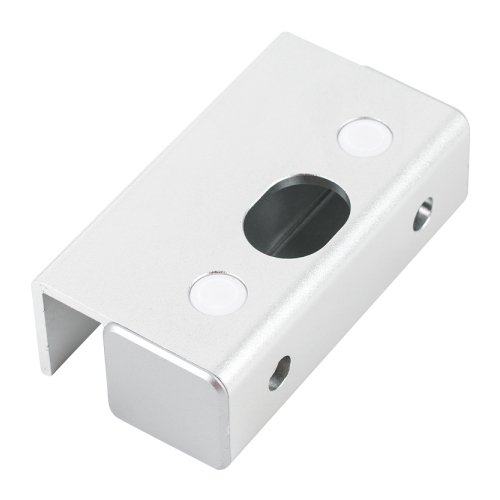 Contraplaca pentru bolt electromagnetic pe usi de sticla BBK-601, aparent, aluminiu Contraplaca pentru bolt electromagnetic pe usi de sticla BBK-601, aparent, aluminiu