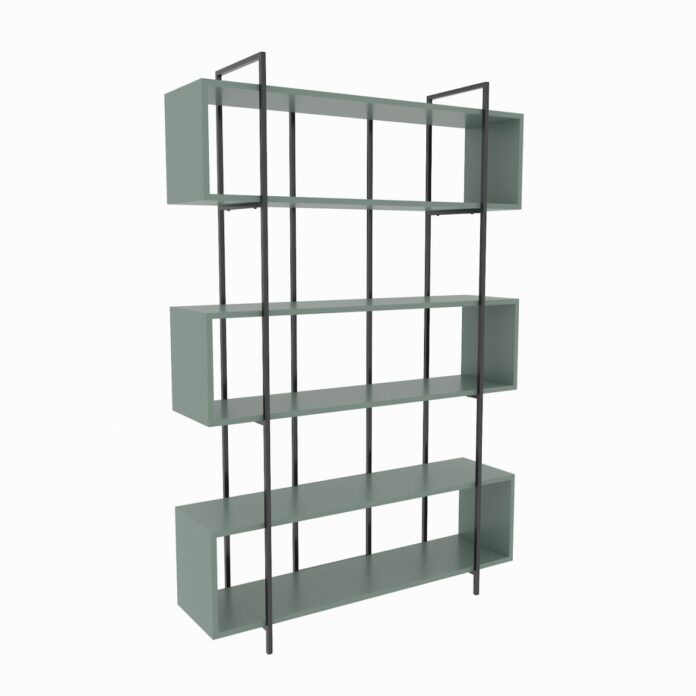 Bibliotecă Bruti Verde 120x180x29.6 cm Bibliotecă Bruti Verde 120x180x29.6 cm