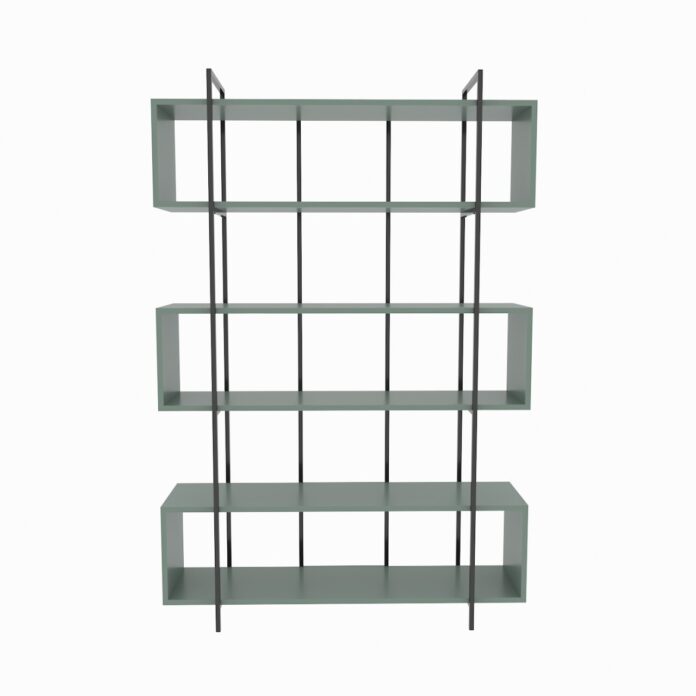 Bibliotecă Bruti Verde 120x180x29.6 cm Bibliotecă Bruti Verde 120x180x29.6 cm