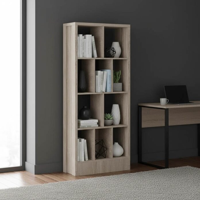 Bibliotecă Dividre, stejar sonoma, 80x30x181 cm Bibliotecă Dividre, stejar sonoma, 80x30x181 cm