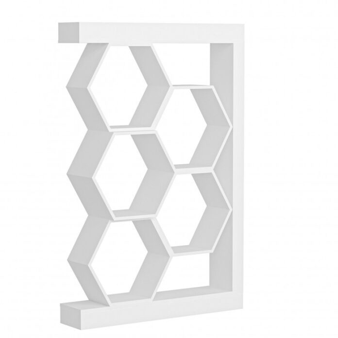 Biblioteca Model Artemis, Alb, 90x24x140 cm Biblioteca Model Artemis, Alb, 90x24x140 cm
