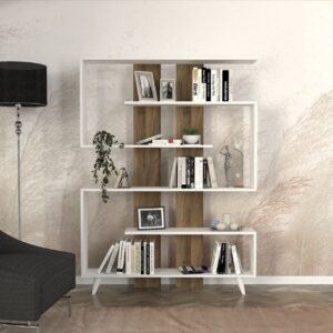 Bibliotecă Rain Alb 120x162x20 cm Bibliotecă Rain Alb 120x162x20 cm