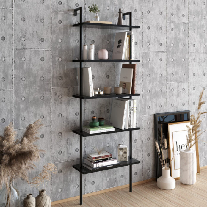 Biblioteca Salvador, Model Paula, Negru Biblioteca Salvador, Model Paula, Negru