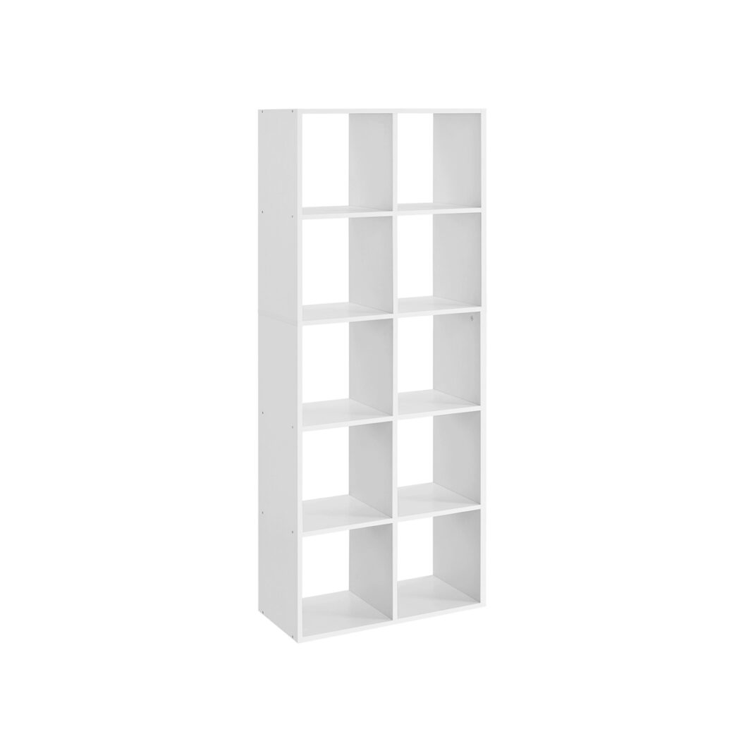 Biblioteca Vasagle Alb 65.5x30x161.5 cm