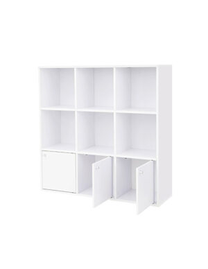 Biblioteca Vasagle, Model Azrael, 97x97x29 cm, Alb Biblioteca Vasagle, Model Azrael, 97x97x29 cm, Alb
