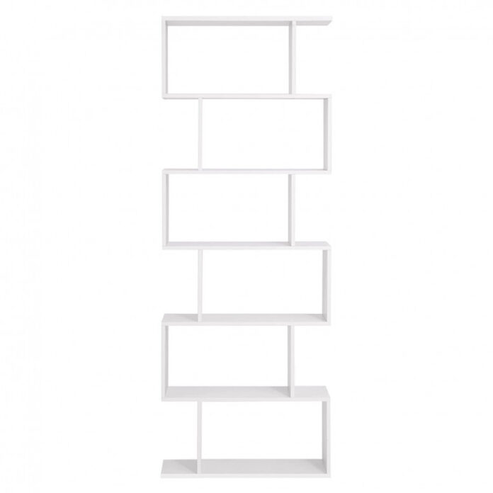Biblioteca Vasagle, Model Leanna, 70x24x190,5 cm, Alb Biblioteca Vasagle, Model Leanna, 70x24x190,5 cm, Alb