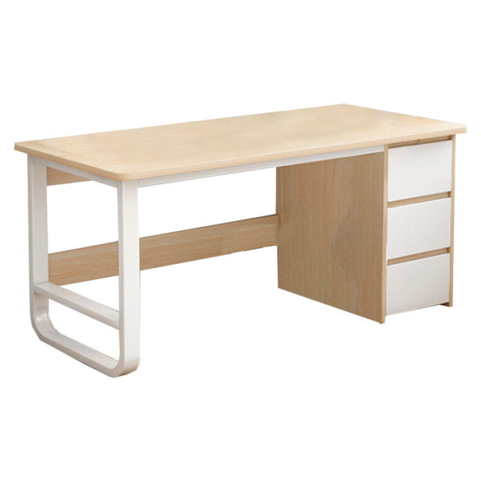 Birou cu sertar Salto MDF natural 120x48x74cm Birou cu sertar Salto MDF natural 120x48x74cm