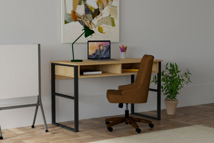 Birou cu Sertare Salvador, model Misto, 150x75x137 cm, Stejar safir Birou cu Sertare Salvador, model Misto, 150x75x137 cm, Stejar safir