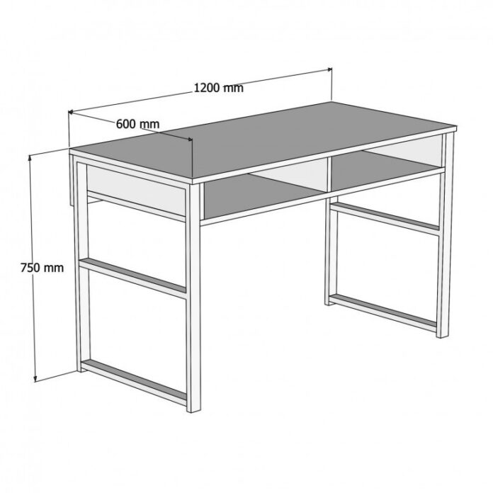 Birou cu Sertare Salvador, model Misto, 150x75x137 cm, Stejar safir Birou cu Sertare Salvador, model Misto, 150x75x137 cm, Stejar safir