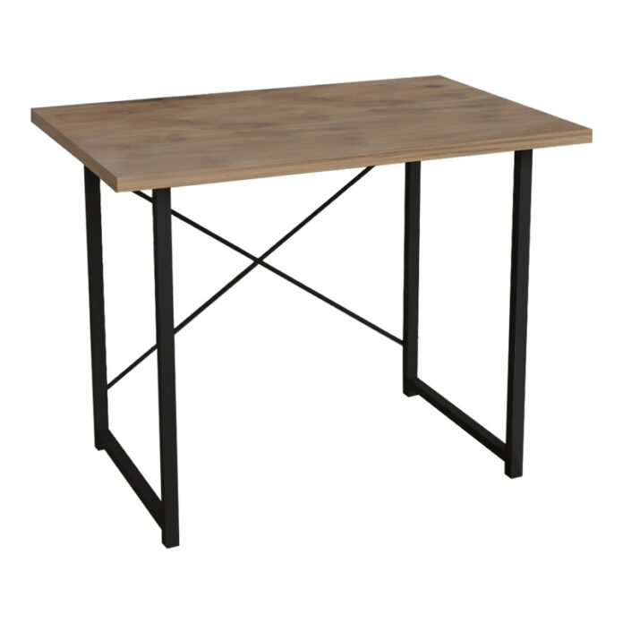Birou Ustando, stejar/negru, 90x60x72 cm Birou Ustando, stejar/negru, 90x60x72 cm