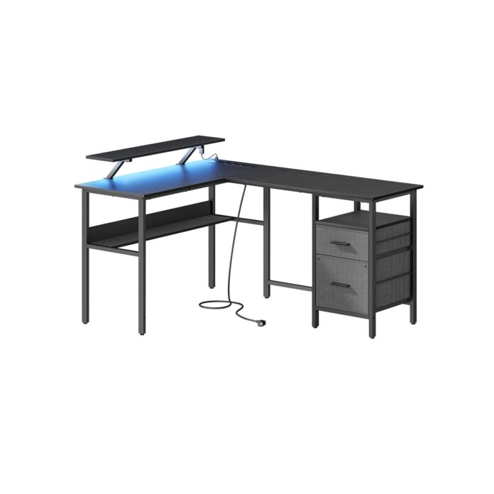 Birou Vasagle Negru 150x120x89 cm Birou Vasagle Negru 150x120x89 cm