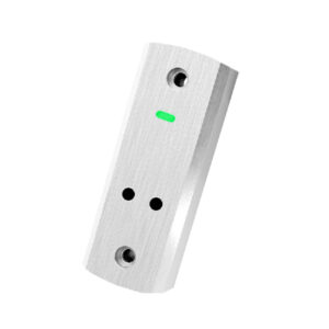 Buton cerere iesire cu LED de stare bicolor KM30, NO/COM/NC, infrarosu, actionare fara contact, aparent Buton cerere iesire cu LED de stare bicolor KM30, NO/COM/NC, infrarosu, actionare fara contact, aparent