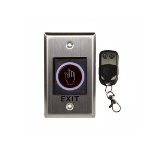 Buton cerere iesire cu telecomanda ZKTeco ACC-PUSH-K2, NO/NC/COM, indicator LED, aparent Buton cerere iesire cu telecomanda ZKTeco ACC-PUSH-K2, NO/NC/COM, indicator LED, aparent