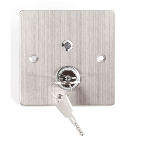 Buton cu cheie KY-B-SS-2-rdgn, ingropat/aparent, otel inoxidabil Buton cu cheie KY-B-SS-2-rdgn, ingropat/aparent, otel inoxidabil