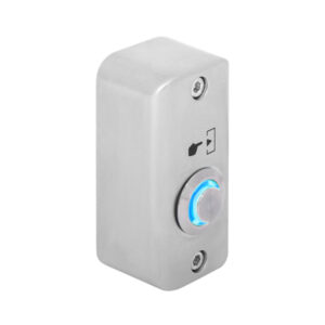 Buton cerere iesire pentru exterior SMB-S001(LED)-BL, NO/COM, indicator LED, aliaj zincat, aparent Buton cerere iesire pentru exterior SMB-S001(LED)-BL, NO/COM, indicator LED, aliaj zincat, aparent