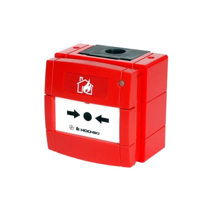 Buton de incendiu adresabil cu izolator la scurt-circuit Hochiki HCP-W(SCI), IP67, LED dual, cutie de montaj rosie Buton de incendiu adresabil cu izolator la scurt-circuit Hochiki HCP-W(SCI), IP67, LED dual, cutie de montaj rosie