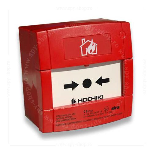 Buton de incendiu adresabil rosu HCP-EM Buton de incendiu adresabil rosu HCP-EM