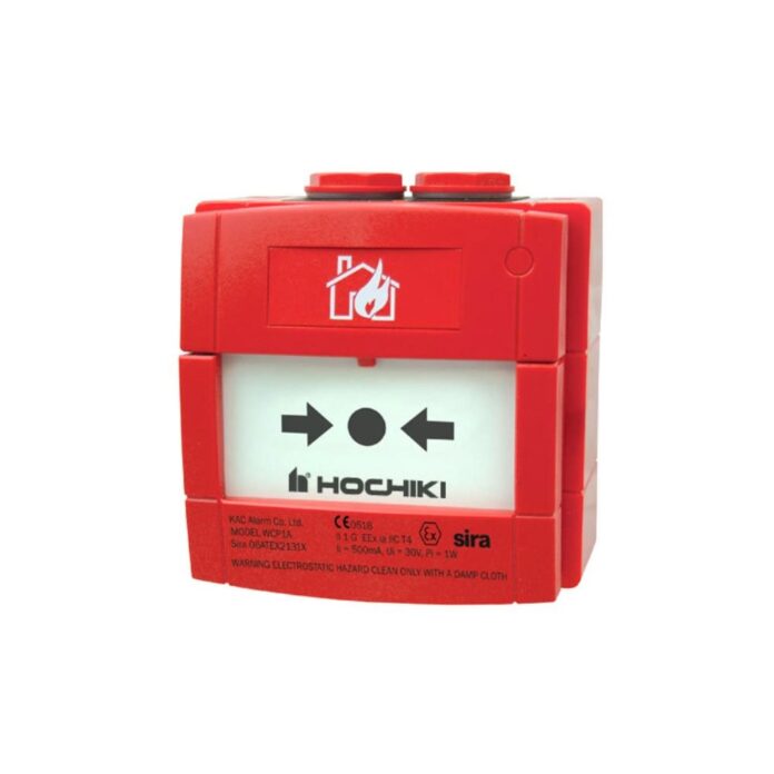 Buton de incendiu conventional ANTI-EX de exterior Hochiki CCP-W-IS/SIL, ATEX II 1GD Ex ia IIC T4 Ga, SIL2, IP67 Buton de incendiu conventional ANTI-EX de exterior Hochiki CCP-W-IS/SIL, ATEX II 1GD Ex ia IIC T4 Ga, SIL2, IP67