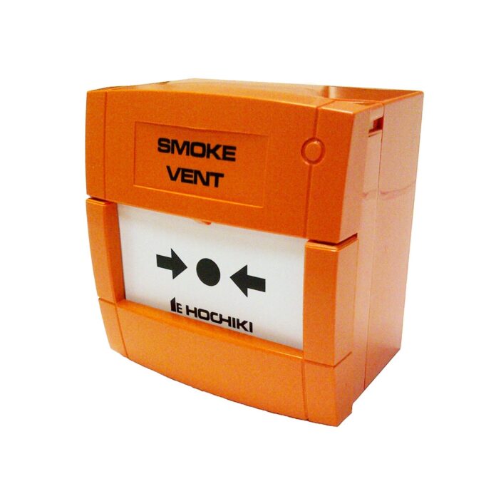 Buton de incendiu conventional inscriptionat Hochiki CDX CCP-EO, IP24, ABS portocaliu Buton de incendiu conventional inscriptionat Hochiki CDX CCP-EO, IP24, ABS portocaliu