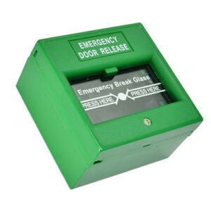 Buton cerere iesire de urgenta Bentel BIV911, cu geam, verde Buton cerere iesire de urgenta Bentel BIV911, cu geam, verde