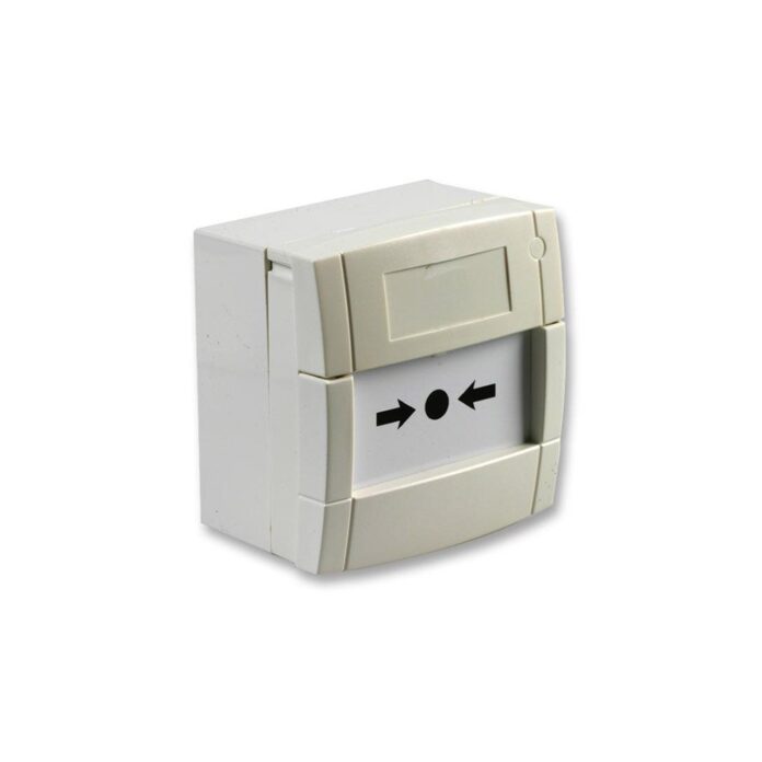 Buton de incendiu cu geam KAC MCP3A-W000SG-STCK-12, NO/NC, aparent, alb Buton de incendiu cu geam KAC MCP3A-W000SG-STCK-12, NO/NC, aparent, alb