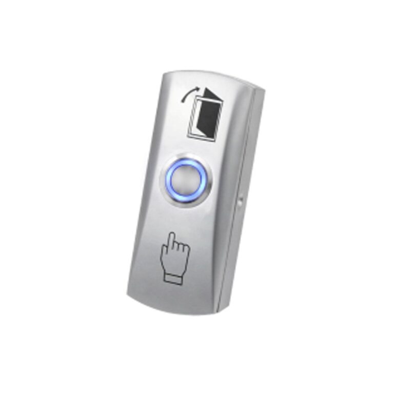 Buton cerere iesire LinkPower ML-909L, NO/COM , aliaj aluminiu, 12/24 V