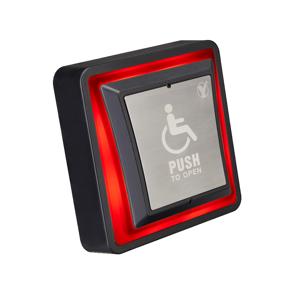 Buton cerere iesire PBK-871(LED, pentru persoane cu dizabilitati, NO-COM-NC, 0.35 kg Buton cerere iesire PBK-871(LED, pentru persoane cu dizabilitati, NO-COM-NC, 0.35 kg