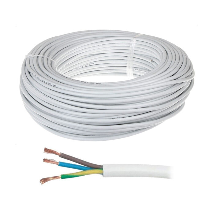 Cablu alimentare MYYM 3X0.75, CCA, 100 m