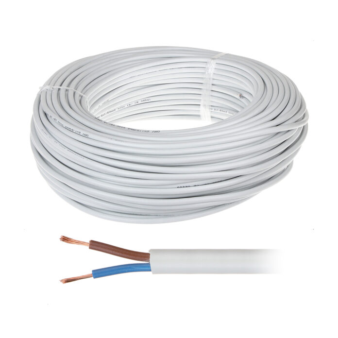 Cablu de alimentare MYYM 2*1 (100M), rotund bifilar litat Cablu de alimentare MYYM 2*1 (100M), rotund bifilar litat