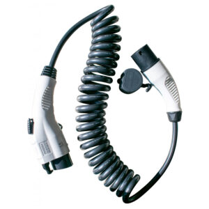 Cablu incarcare masini electrice Duosida T12/16SN, Type 1 la Type 2, 3.6 W, monofazat, 5 m Cablu incarcare masini electrice Duosida T12/16SN, Type 1 la Type 2, 3.6 W, monofazat, 5 m