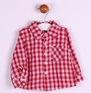 Camasa bebe in carouri poplin Newness Camasa bebe in carouri poplin Newness
