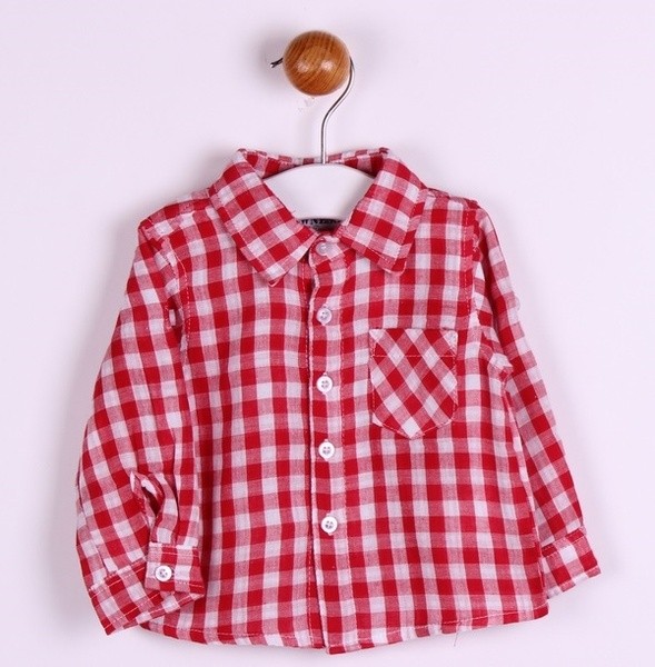 Camasa bebe in carouri poplin Newness Camasa bebe in carouri poplin Newness