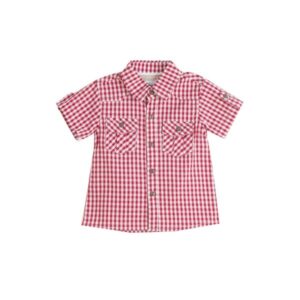 Camasa cu maneca scurta in carouri Newness Camasa cu maneca scurta in carouri Newness