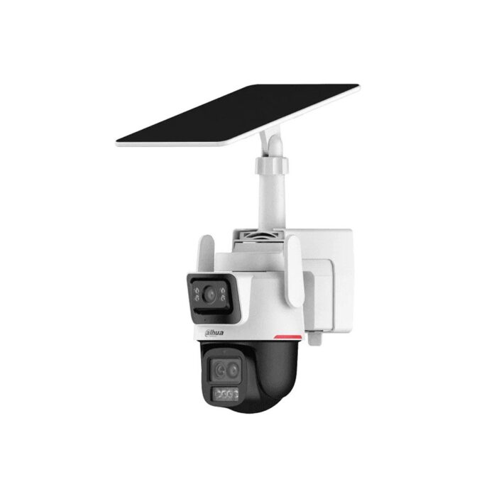 Camera supraveghere 4G PTZ cu lentila tripla si panou solar Dahua IPC-PTS2649C-3E3Z-4GB20-3684/0280B-PRO, 3 MP, 2.8mm/3.6 mm/8.4 mm, lumina alba 50 m, acumulator 7800 mAh, microfon si difuzor, auto-tracking, slot card Camera supraveghere 4G PTZ cu lentila tripla si panou solar Dahua IPC-PTS2649C-3E3Z-4GB20-3684/0280B-PRO, 3 MP, 2.8mm/3.6 mm/8.4 mm, lumina alba 50 m, acumulator 7800 mAh, microfon si difuzor, auto-tracking, slot card