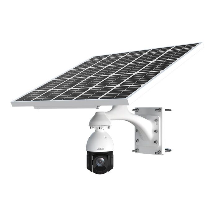 Camera supraveghere rotativa IP Speed Dome PTZ 4G cu panou solar Dahua Starlight WizSense, 4 MP, 5 mm–125 mm, IR 100 m, 25x, detectie faciala, slot card, IP66 Camera supraveghere rotativa IP Speed Dome PTZ 4G cu panou solar Dahua Starlight WizSense, 4 MP, 5 mm–125 mm, IR 100 m, 25x, detectie faciala, slot card, IP66