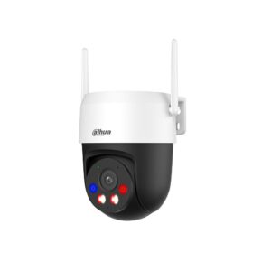 Camera supraveghere WiFi Exterior Dahua Active Defense PT P5AS‑PV, Pan/Tilt 360, WiFi 6, 5MP, Vedere nocturna, Detectie AI persoane/vehicule, Iluminare Duala, Urmarire automata, Patrulare presetata, Comunicare bidirectionala, Alarma, Lumina rosu/albastru Camera supraveghere WiFi Exterior Dahua Active Defense PT P5AS‑PV, Pan/Tilt 360, WiFi 6, 5MP, Vedere nocturna, Detectie AI persoane/vehicule, Iluminare Duala, Urmarire automata, Patrulare presetata, Comunicare bidirectionala, Alarma, Lumina rosu/albastru