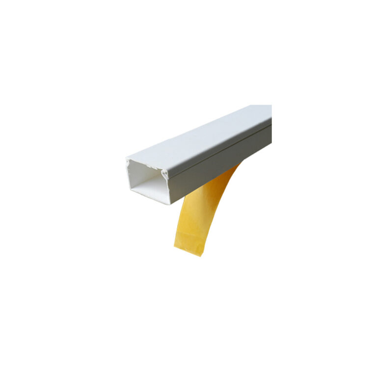 Canal cablu PVC CX-F25X25A cu adeziv 25 x 25 mm, alb, 2 metri, pret/buc