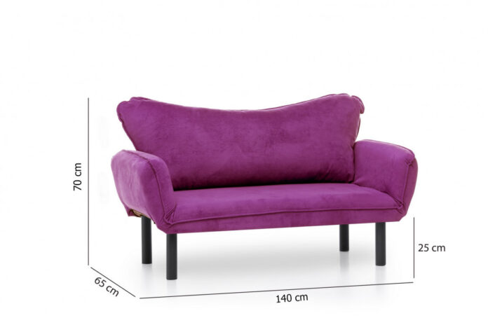 Canapea Extensibila, 2 Locuri Chatto Mov