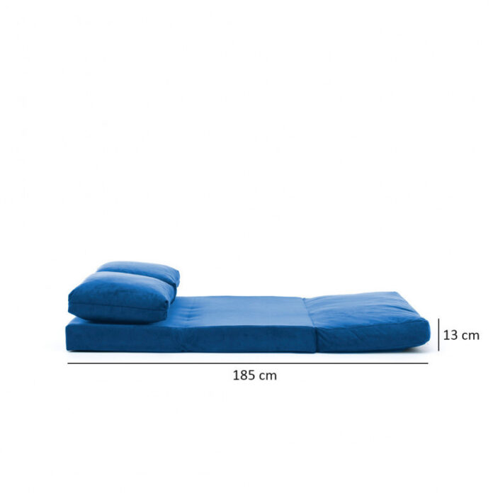 Canapea Extensibila, 2 Locuri Taida Albastru Canapea Extensibila, 2 Locuri Taida Albastru